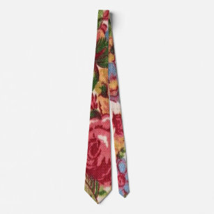 "Big Bold Floral" Trendy Modern Men's Tie