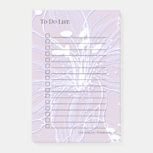 Big Bold Hibiscus Flower CHOOSE COLOR Post-it Notes