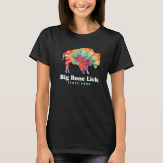 Big Bone Lick State Park Kentucky Bison Tie Dye Fo T-Shirt