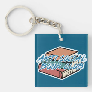 Big Book Energy, Antisocial Book Club Key Ring