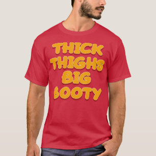 Big Booty Coloured Text T-Shirt