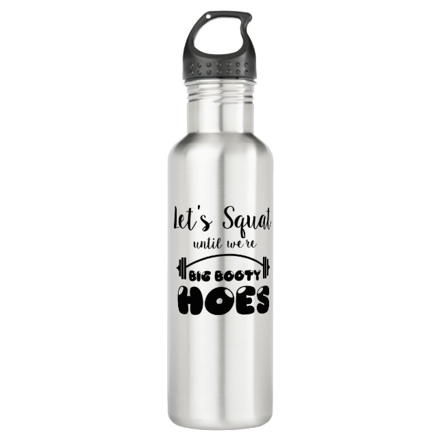 Big Booty Hoes Workout 710 Ml Water Bottle (Front)