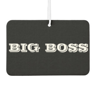 Big Boss bumpersticker Car Air Freshener