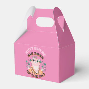BIG BOSS CUTE CAT CUSTOMIZE PERSONALIZED NAME FAVOUR BOX