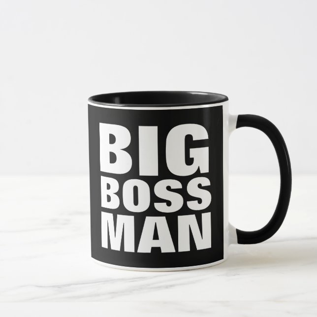 BIG BOSS MAN, Funny coffee mugs (Right)