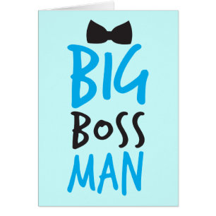 Big boss man nice Bossy design with a bow tie