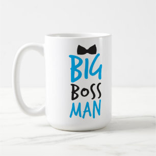 Big boss man nice Bossy design with a bow tie Coffee Mug