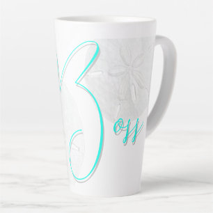 Big Boss Text Sand Dollars Latte Mug