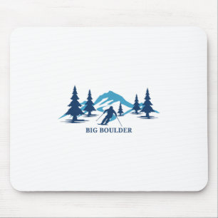 Big Boulder Pennsylvania Ski Resort Skiing Skier T Mouse Mat