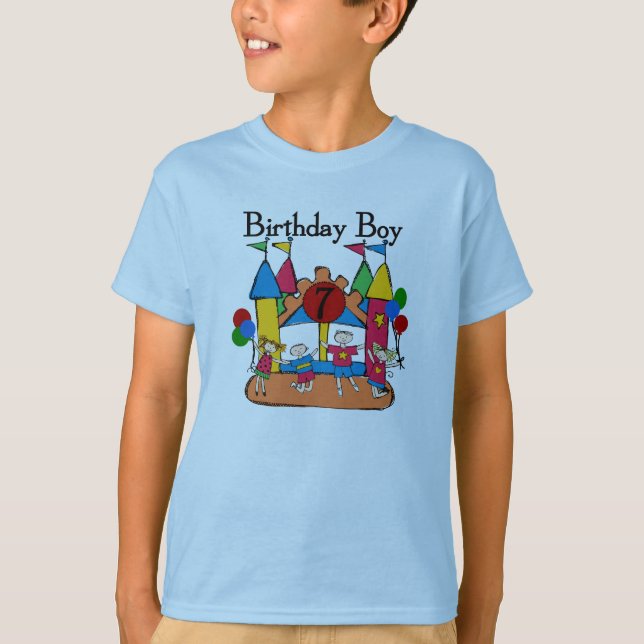 Big Bounce Boy 7th Birthday Tshirts and Gifts (Front)