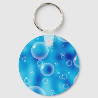 Big Bouncing Blue Bubbles Key Ring