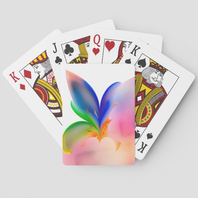 Big Bow Gift Box Playing Cards (Back)