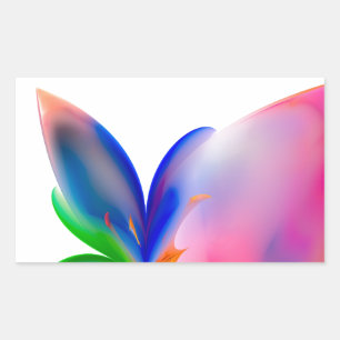 Big Bow Gift Box Rectangular Sticker