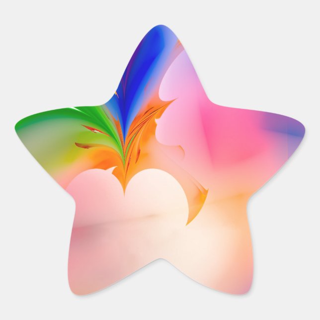 Big Bow Gift Box Star Sticker (Front)