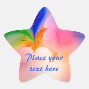 Big Bow Gift Box Star Sticker