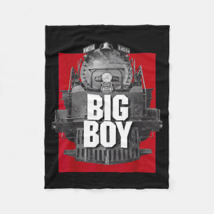 Big Boy 4014 Clic Steam Engine Retro Locomotive Ra Fleece Blanket