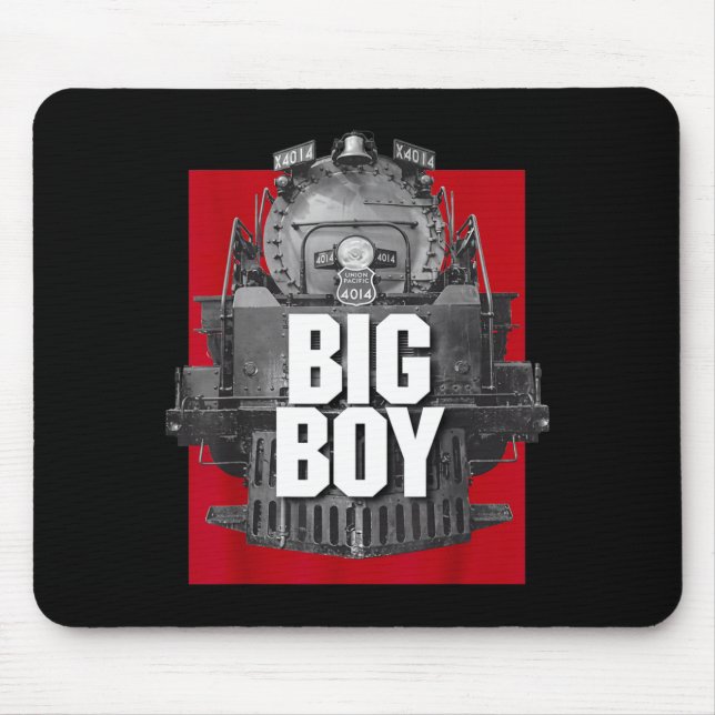 Big Boy 4014 Clic Steam Engine Retro Locomotive Ra Mouse Mat (Front)