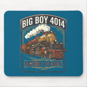 Big boy 4014 steam engine locomotive train vintage mouse mat