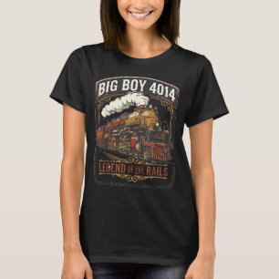 Big boy 4014 steam engine locomotive train vintage T-Shirt
