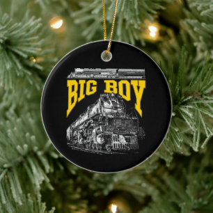 Big Boy 4014 Steam Loco. Union Pacific Class 4000 Ceramic Tree Decoration