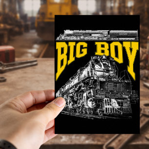 Big Boy 4014 Steam Loco. Union Pacific Class 4000 Postcard
