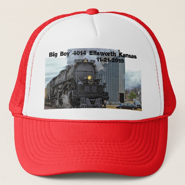 Big Boy 4014 steam train Trucker Hat (Front)
