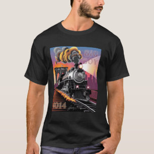 Big Boy 4014 Train Steam Engine Locomotive 4014 Ra T-Shirt
