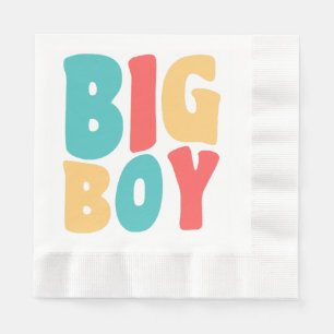 Big Boy Funny Sayings Kids Toddler Napkin