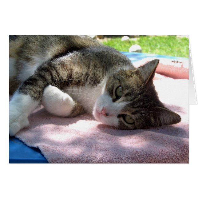 Big Boy on Table I Love You Card (Front Horizontal)