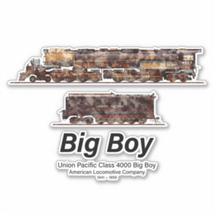 Big Boy Vintage Steam Train American Locomotive 
