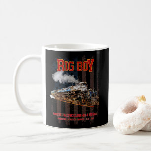 Big Boy Vintage Steam Train American Locomotive Coffee Mug