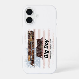 Big Boy Vintage Steam Train American Locomotive iPhone 16 Case