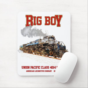 Big Boy Vintage Steam Train American Locomotive  Mouse Mat