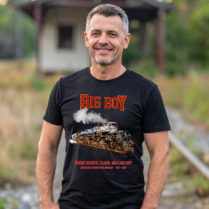 Big Boy Vintage Steam Train American Locomotive T-Shirt