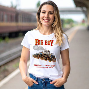 Big Boy Vintage Steam Train American Locomotive T-Shirt