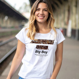Big Boy Vintage Steam Train American Locomotive T-Shirt