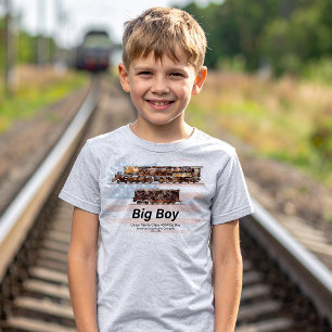 Big Boy Vintage Steam Train American Locomotive T-Shirt