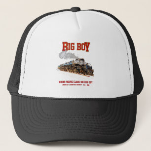Big Boy Vintage Steam Train American Locomotive  Trucker Hat