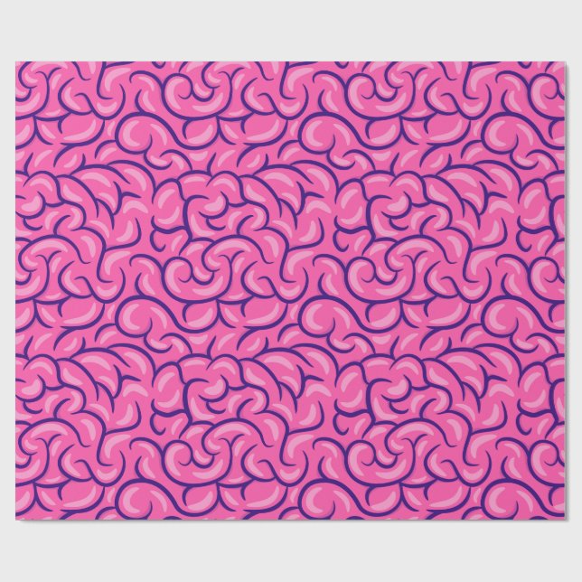 Big Brain Wrapping Paper (Flat)