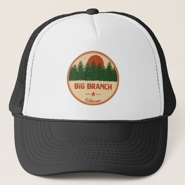 Big Branch Wilderness Vermont Trucker Hat (Front)