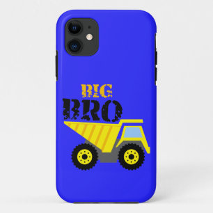 Big Bro Construction Yellow Dump Truck iPhone 11 Case