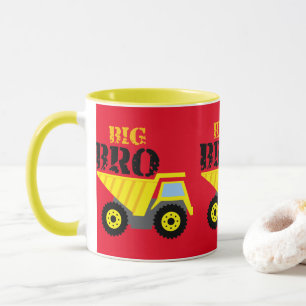 Big Bro Construction Yellow Dump Truck Mug