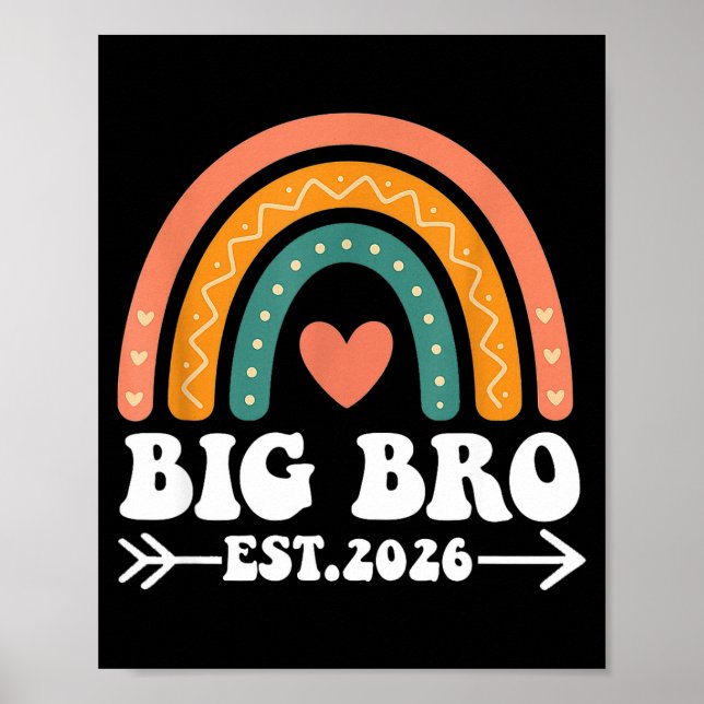 Big Bro Est 2026 New Big Brother Announcement Rain Poster (Front)
