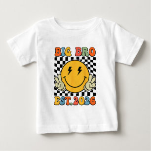 Big Bro Est 2026 Retro Big Brother Announcement Baby T-Shirt