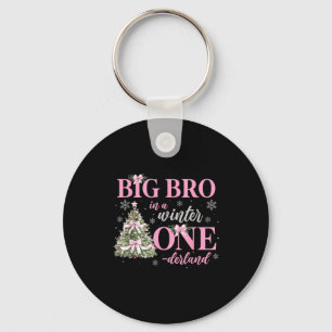 Big Bro In A Winter Onederland Birthday Girl Chris Key Ring