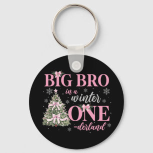 Big Bro In A Winter Onederland Birthday Girl Chris Key Ring