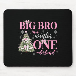 Big Bro In A Winter Onederland Birthday Girl Chris Mouse Mat
