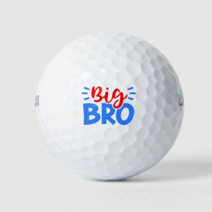 BIG BRO in Red and Blue Golf Balls