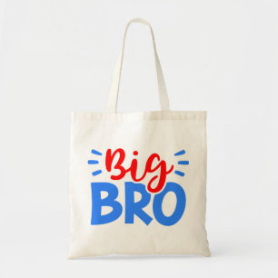 BIG BRO in Red and Blue Tote Bag