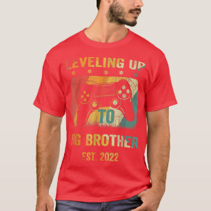 Big Bro Level Unlocked Boys Leveling Up to Big Bro T-Shirt
